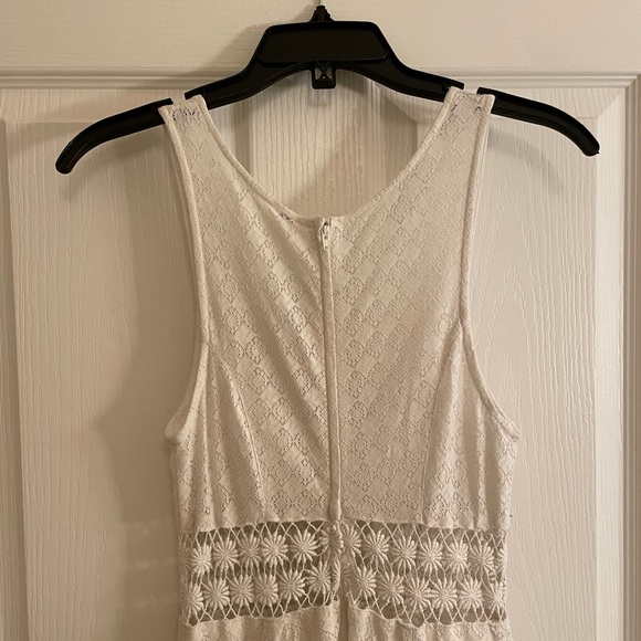FREE PEOPLE Ivory Sleeveless Cut Out Daisy Dress - Picture 11 of 14